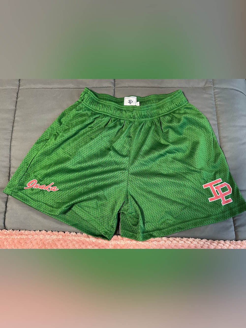 Inaka Power Green Mesh Sports Shorts